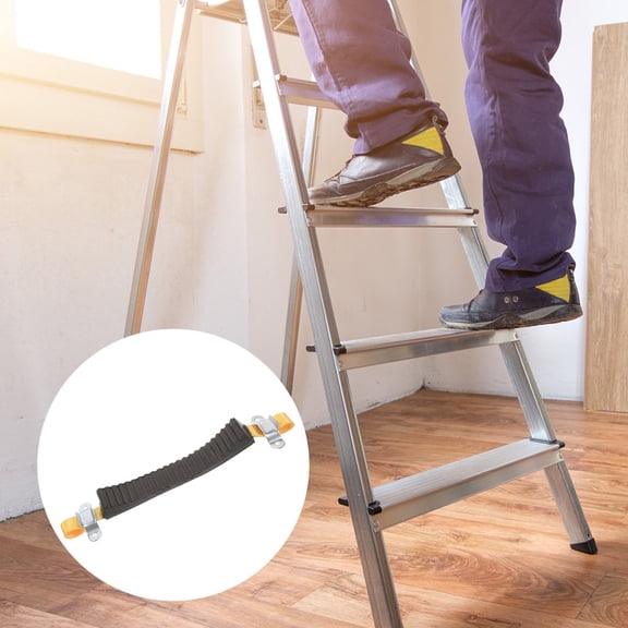 CRILSTYLEO Easy Install Black Ladder Pole Head Pad with Dual-End Fasteners for Home Use