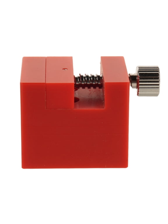 Watch Resizing Kit with Adjustable Fixing Base for Stable and Accurate Link Removal in Red