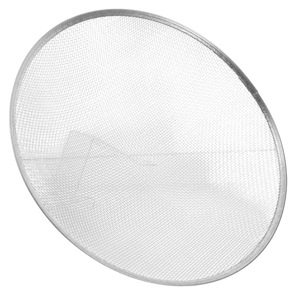 CRILSTYLEO Efficient Plated Silver Soil Sifter with Metal Mesh Pan for Garden and Outdoor Use