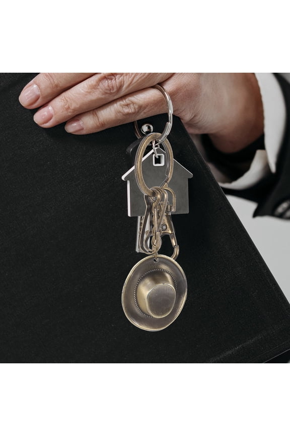Fashion Keychain Key Chain Brown Zinc Alloy 1Set Western Style Decorative Accessory Everyday Use