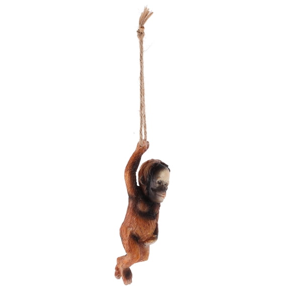 CRILSTYLEO Garden Resin Monkey Figurine Eye-Catching Yard and Patio Decor