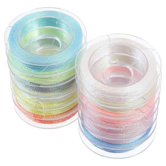 CRILSTYLEO Glow in The Dark Sewing Thread Multi-Function Polyester Floss for Costumes and Embroidery
