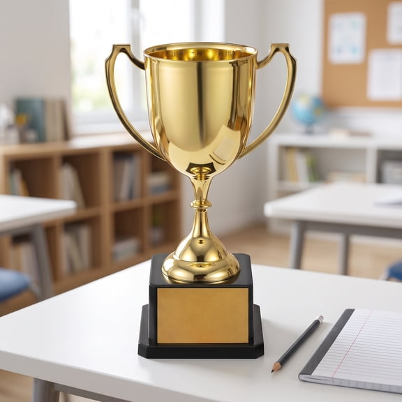 CRILSTYLEO Plastic Trophy Award for Sports, Easy to Display, Show Appreciation and Encouragement