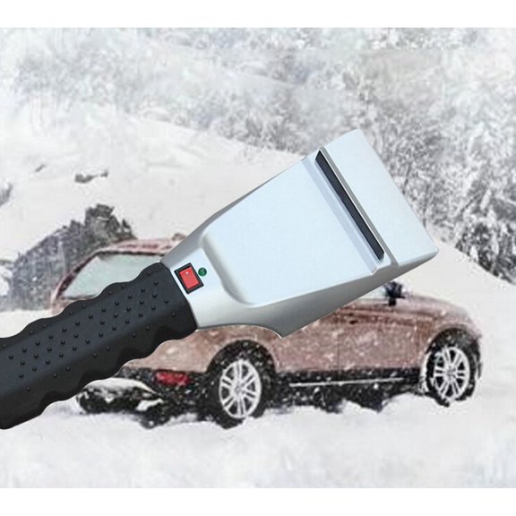 CRILSTYLEO Heated Snow Scraper for Cars with Instant Heating and Impact Resistant Plastic Material