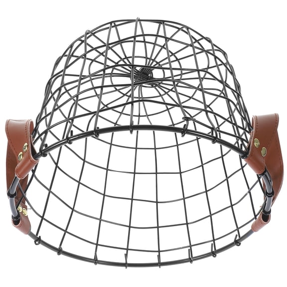 CRILSTYLEO Heavy Duty Black Wire Firewood Basket with Handle Sturdy Iron Storage Container for Logs