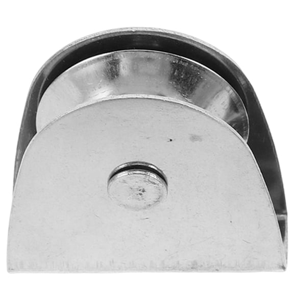 CRILSTYLEO Stainless Steel Flagpole Pulley, Heavy Duty, Plated Silver, Smooth Operation, Ball Bearings, Outdoor Use