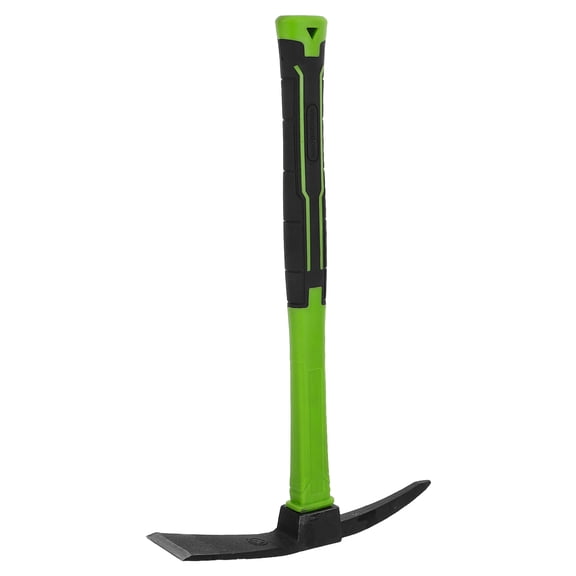 CRILSTYLEO Heavy Duty Garden Mattock for Planting and Rock Breaking with Reinforced Steel Head