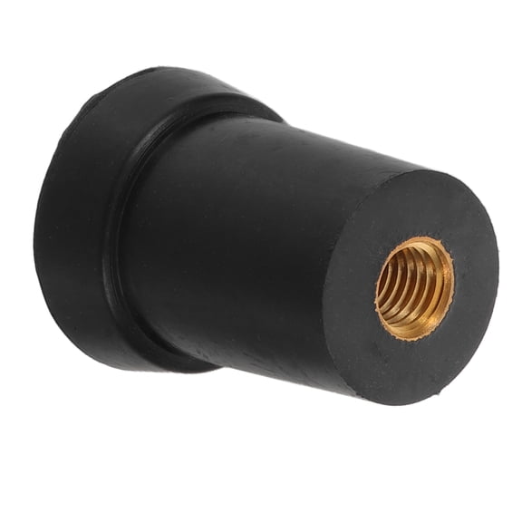 CRILSTYLEO Instrument Rubber Endpin Tip Black for Double Bass Noise Reduction and Stability