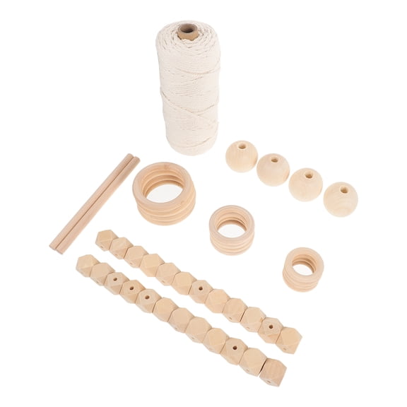 CRILSTYLEO Macrame Tapestry Craft Kit with Beige Cotton Rope for Weaving, Wall Hanging, and Home Decor Set