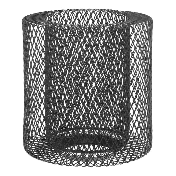 CRILSTYLEO Metal Pendant Lamp Shade Matte Black Hollow Out Design Cylindrical 100x110mm