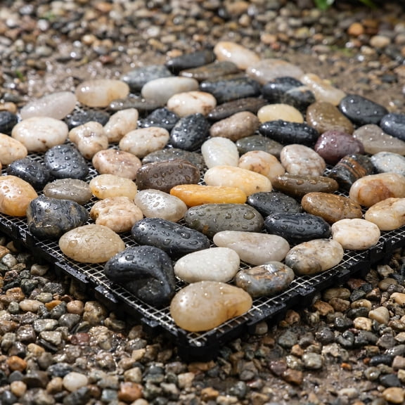 CRILSTYLEO Natural Look Garden Walkway Stones with Non Slip Surface and Easy Installation for Outdoor Use