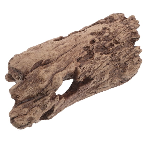 CRILSTYLEO Realistic Tree Bark Reptile Hideout for and Lizard Tanks, Natural Climbing Habitat Accessory