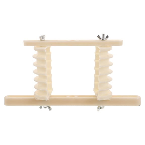 CRILSTYLEO Plastic Coil Wire Winding Mold for Electric Motor with Adjustable Frame and Durable Light Yellow Material