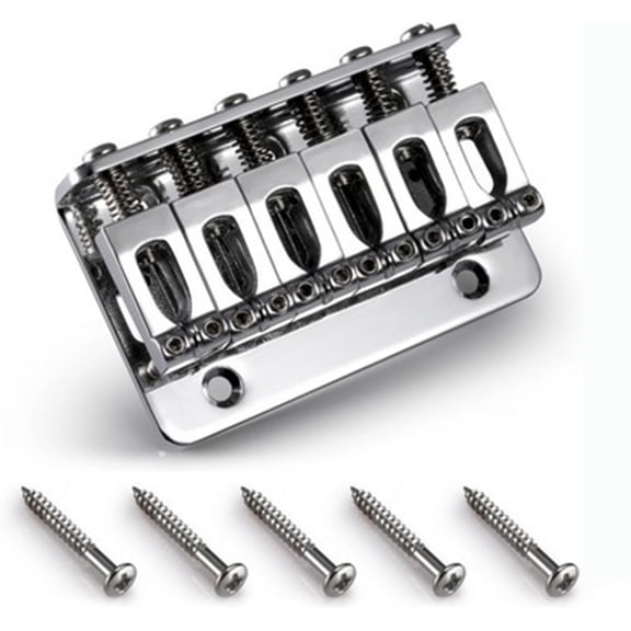 CRILSTYLEO Plated Steel Hardtail Guitar with Top Loading Design for Easy Installation and Performance