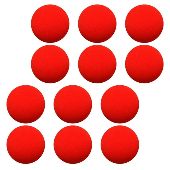 CRILSTYLEO Red Sponge Ball Tricks Prop Soft Lightweight for Beginners Professionals Shows