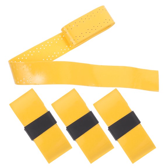CRILSTYLEO Replacement Drum Grip Tape Yellow Non Slip PU Wraps Designed for Extended Rod Use