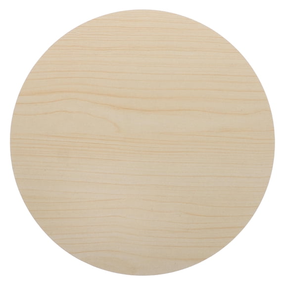 CRILSTYLEO Replacement Round Coffee Table Wood Top Beige with Smooth Surface and Rustic Style