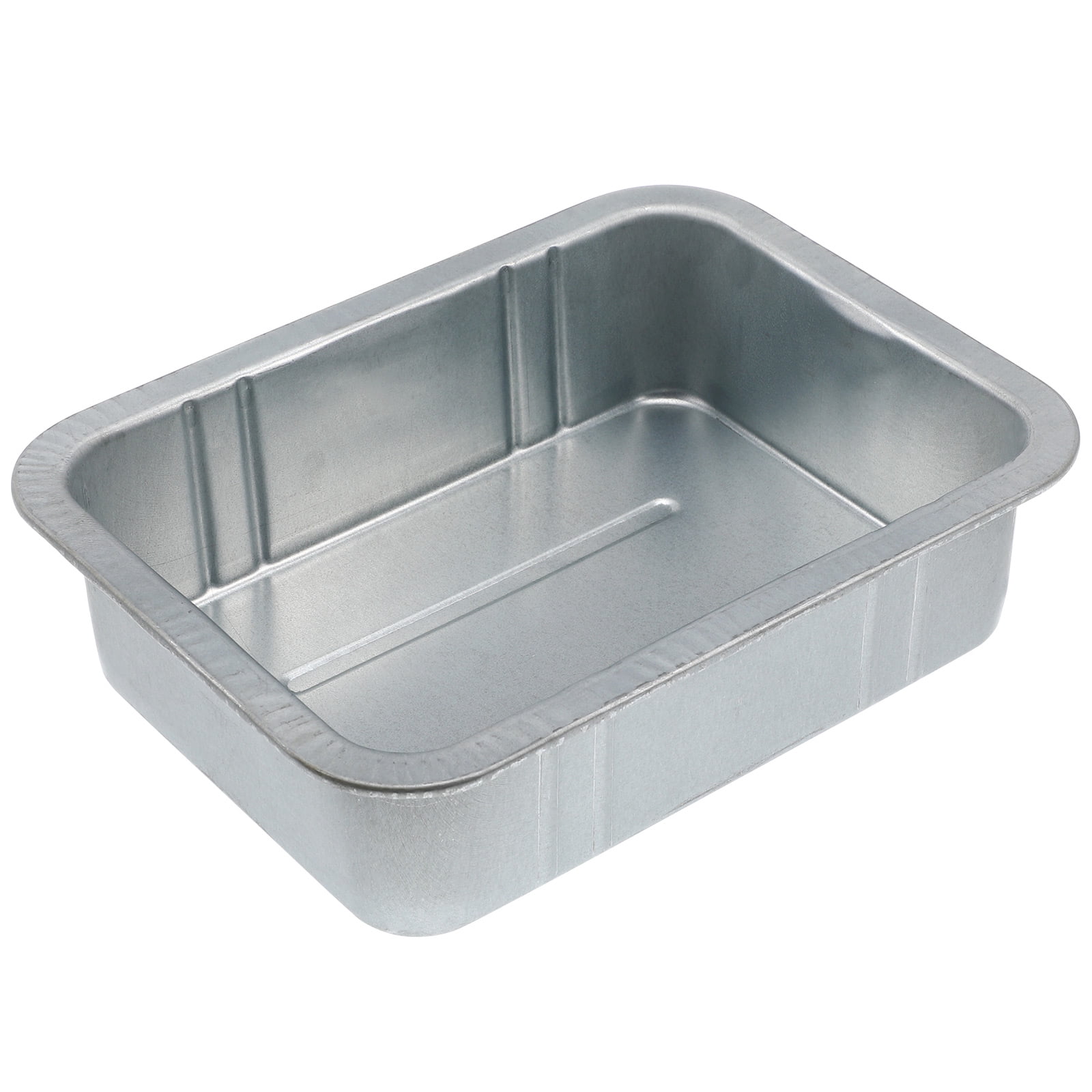 CRILSTYLEO Steel Oil Drain Pan for Car Fluid Changes with Material and Crimped Lip Design for Easy Use