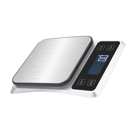CRILSTYLEO Stainless Steel Kitchen Scale Digital Food Scale with Clear Screen for Home Baking and Jewelry