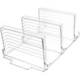 thumbnail image 1 of CRILSTYLEO Stainless Steel Shower Shelf 1Set Silver Rectangular Wall Mounted Strong Adhesive, 1 of 8