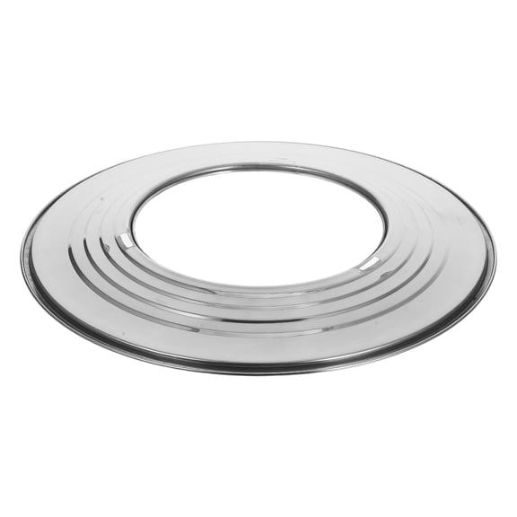 CRILSTYLEO Kitchen Plated Silver Stainless Steel Steaming Plate for Dumplings Meat Seafood Poultry