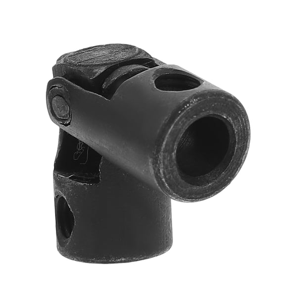 CRILSTYLEO Universal Steering Shaft Coupling Black 45mm Steel Motor Connector for Precision Automotive and Mechanical Use