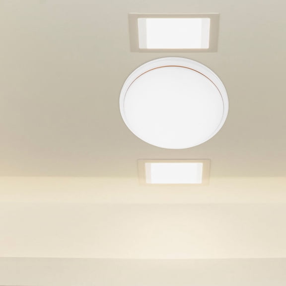 CRILSTYLEO White PVC Dome Lamp Shade 29.7cm Diameter Ceiling Light Fixture Replacement