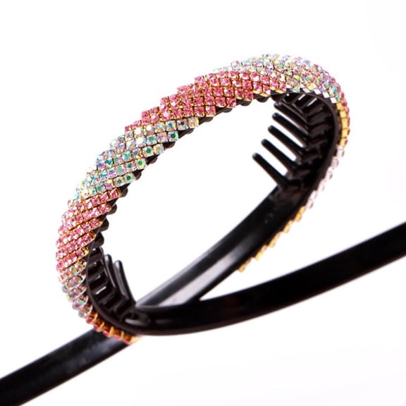 CRILSTYLEO Toothed Hair Band Fashion Hair Hoop Anti-slip Decorative Headbands for Female Friends Engagement 1Set