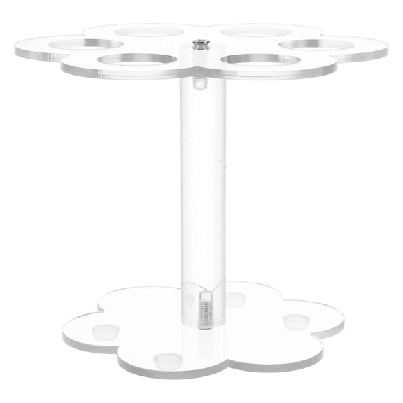 CRILSTYLEO Clear Acrylic Ice Cream Cone Holder Display Stand for Parties and Events, and Stylish Dessert Presentation