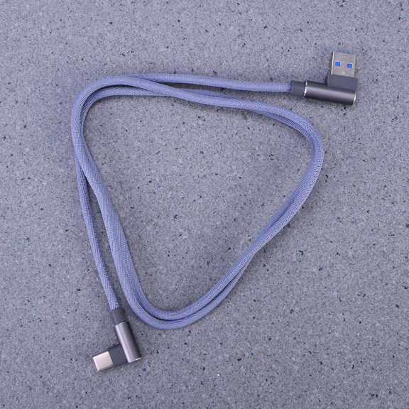 CRILSTYLEO USB Type C Cable Grey with Eco Friendly Silicone and Fast Charging Support