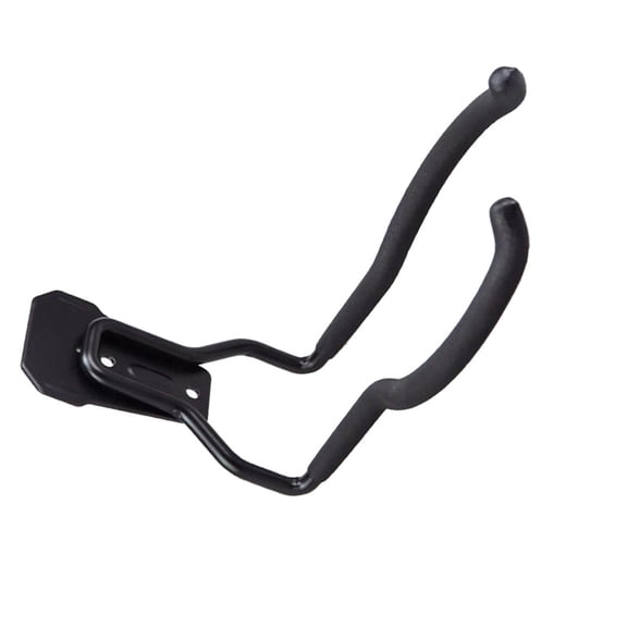 CRILSTYLEO 830 Model Black Heavy Duty Iron Wall Mounted Hook with PVC Coating for Garage Storage