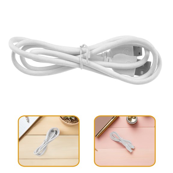 CRILSTYLEO White 1 Meter USB Charger Cord for Tablet Charging and Data Replacement Cable