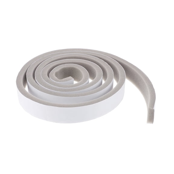 CRILSTYLEO Window Inserts Soundproof Sealing Strip White Sponge Closet Insulation 1 Roll