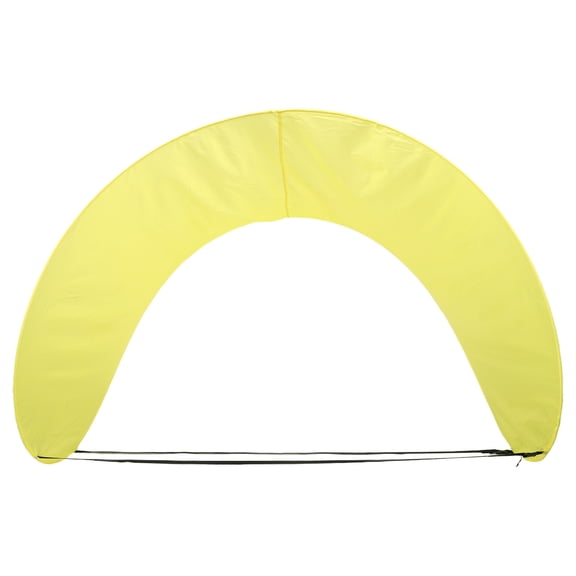 CRILSTYLEO Yellow Inflatable Pool Canopy Sunshade Replacement Cover Accessory for Small Outdoor Pools