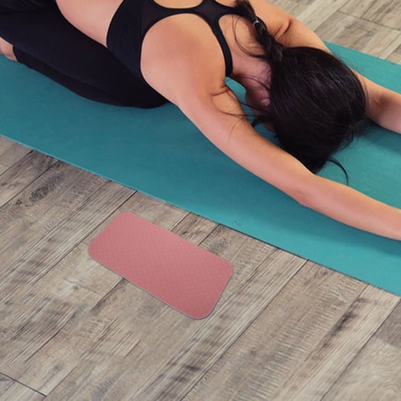 CRILSTYLEO Non Slip Tpe Knee Mat for Yoga and Stretching with Thick Cushioned Support