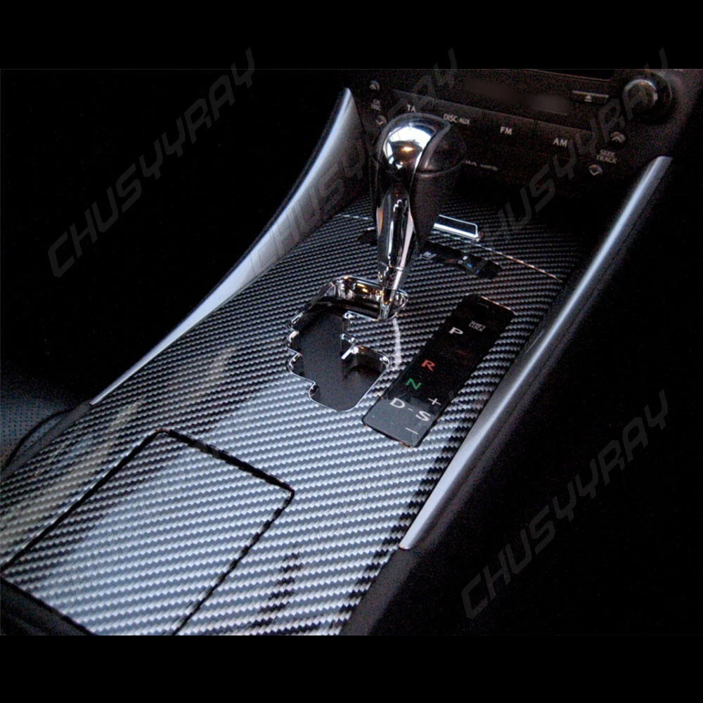 CRISP- 6D Car Interior Wrap Sticker Glossy Carbon Fiber Vinyl Film Car ...