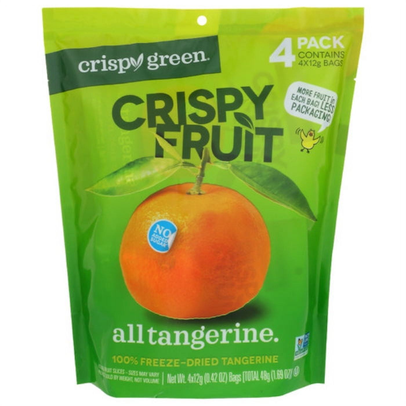 CRISPY GREEN TANGERINE DRIED 1.69 OZ Pack of 8