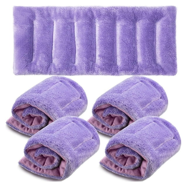 CRIXLHIX 4 Pack Microwave Heating Pad 7 x 18 Inch Microwavable Heating
