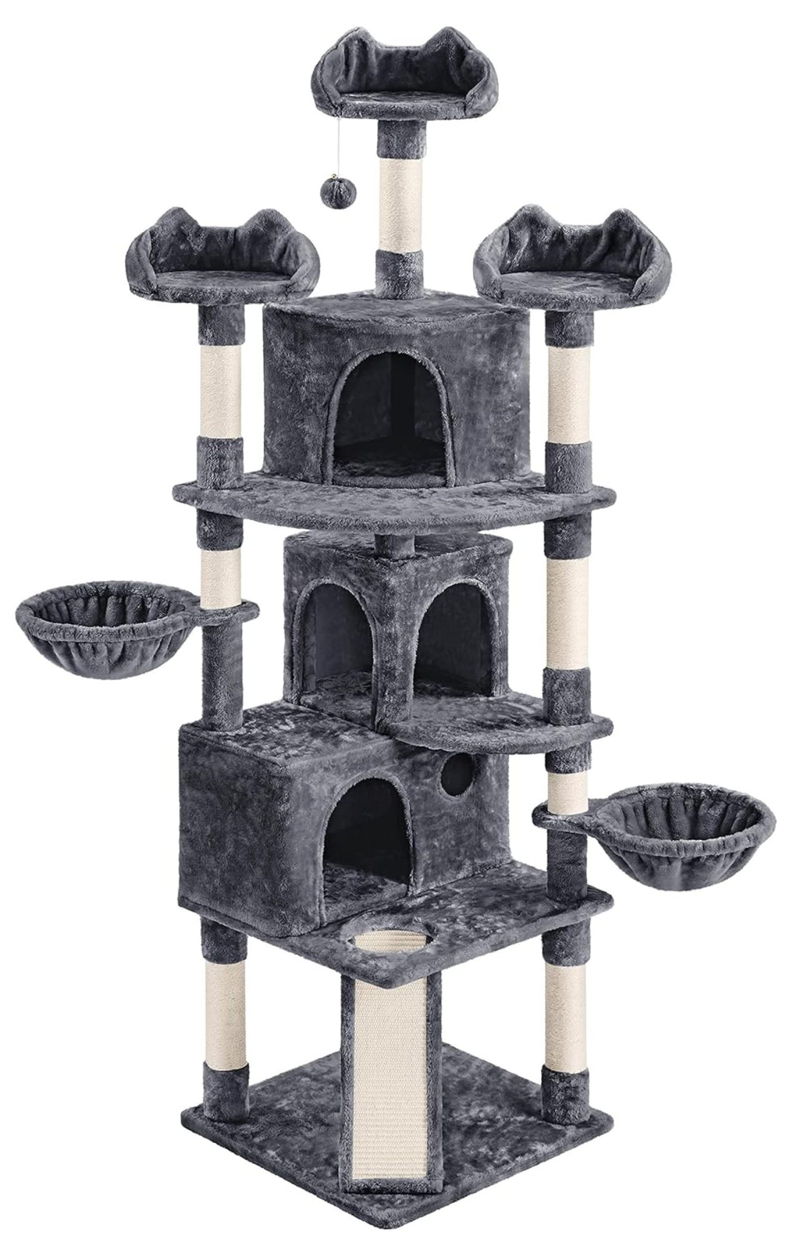 CRIXLHIX Cat Trees and Cat Towers for Large Inoor Cats, 76.5'' Extra