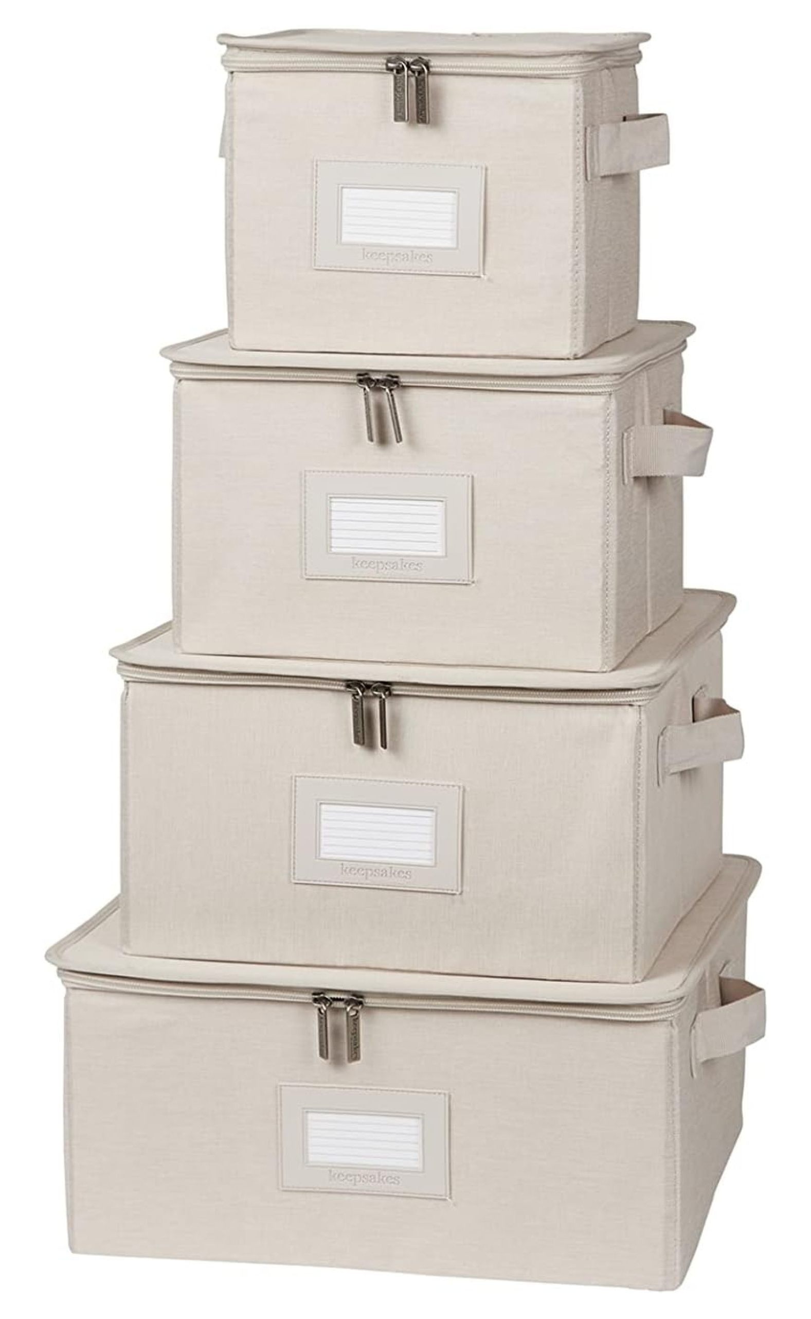 CRIXLHIX Keepsakes ZipTop Storage Box Heavy Duty Polyester