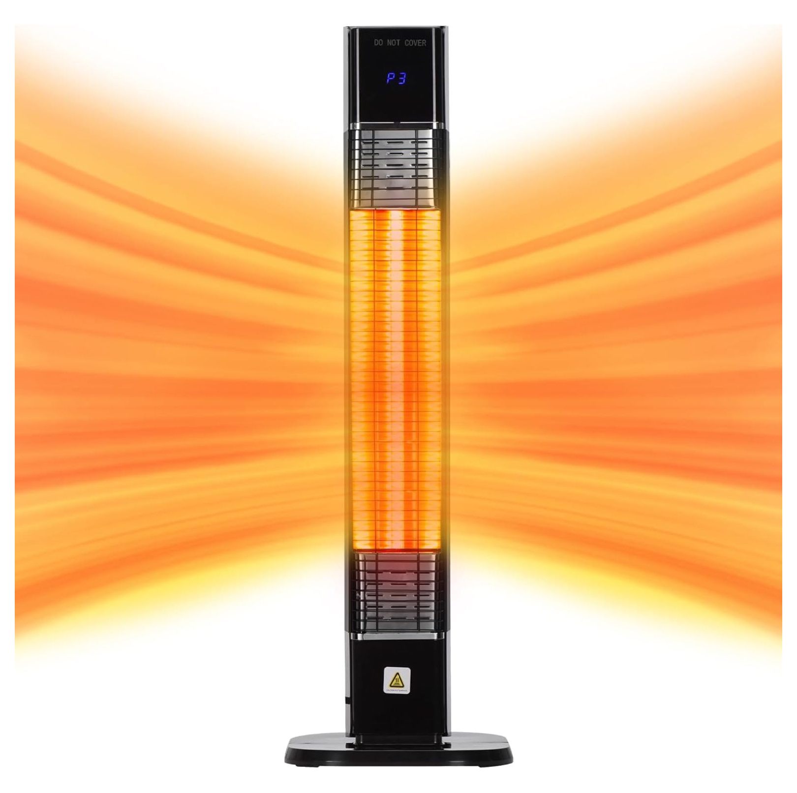 CRIXLHIX Outdoor Electric Patio Heater,Infrared Outside Porch Heater