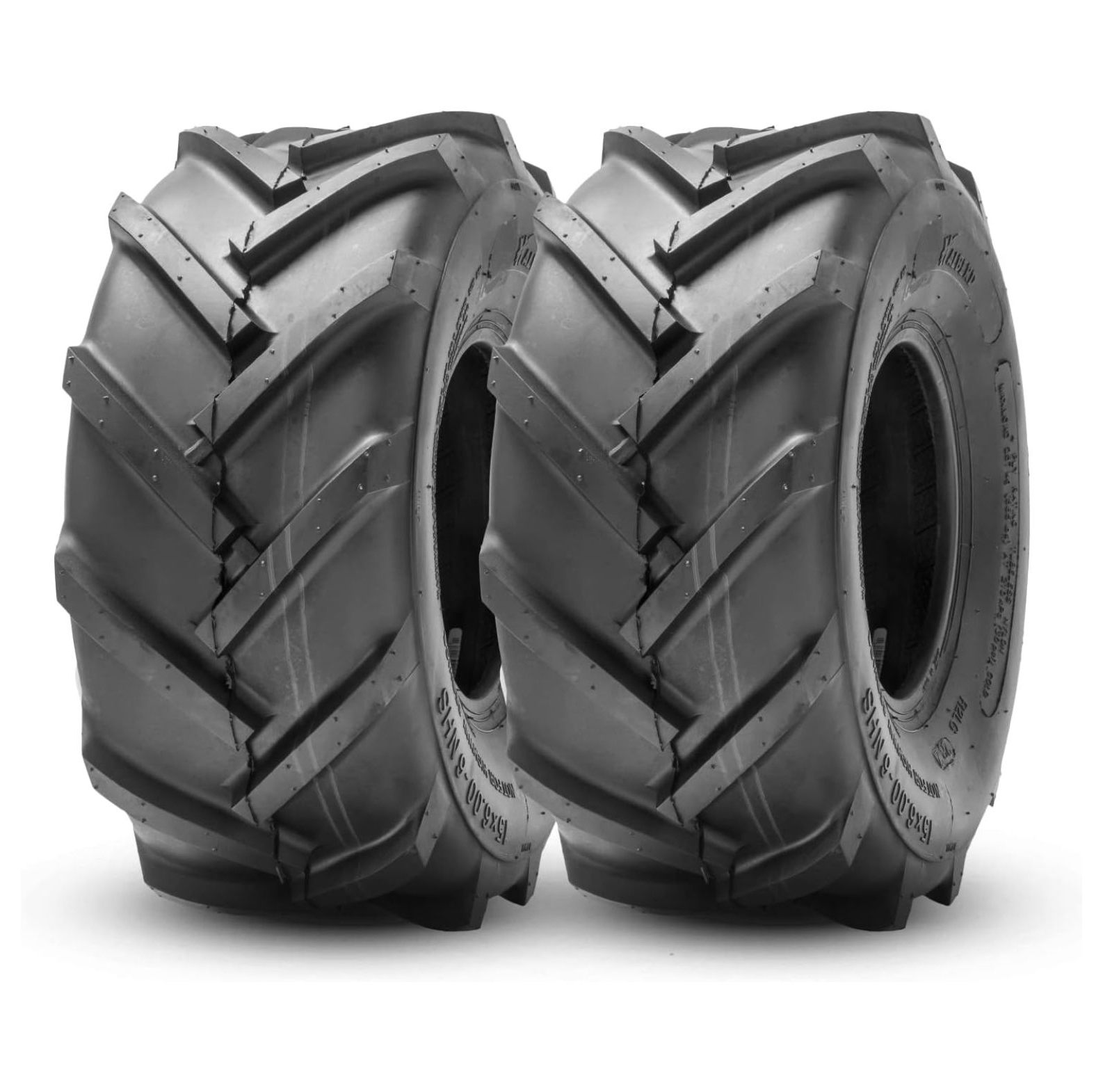 CRIXLHIX Set of 2 15x6.006 Tractor Tires Lawn Mower Garden Tires 4PR