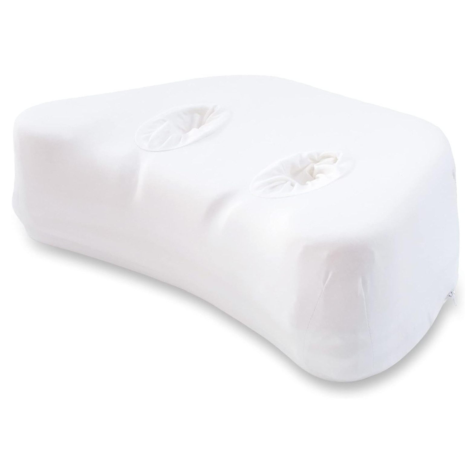 CRIXLHIX Side Sleeping Pillow Height Adjustable Ear Pain Relief