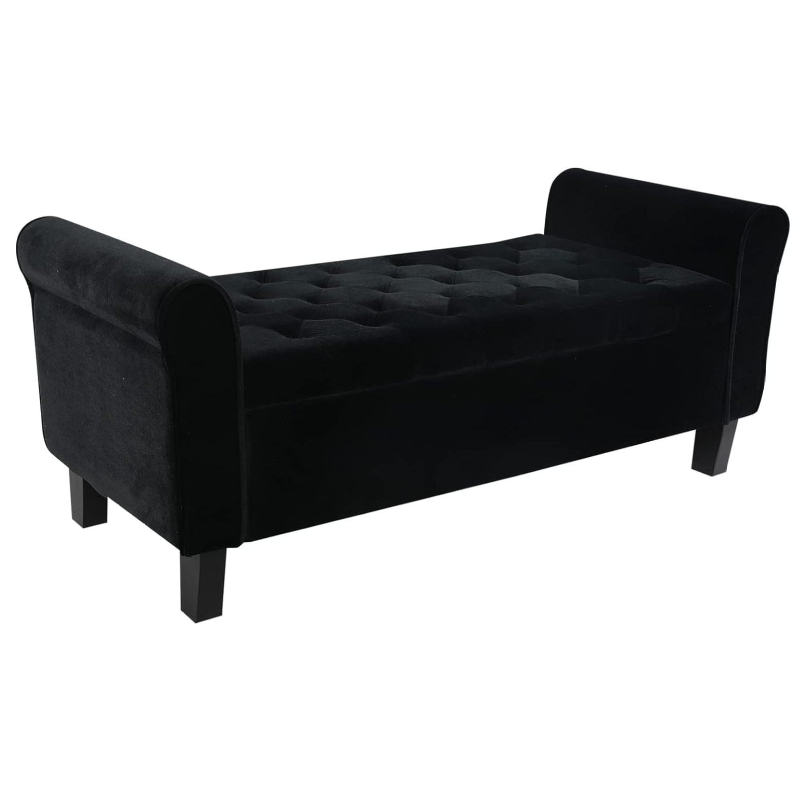 CRIXLHIX Storage Bench for Bedroom End of Bed, Button Tufted Storage Ottoman Bench 51 Inch, End