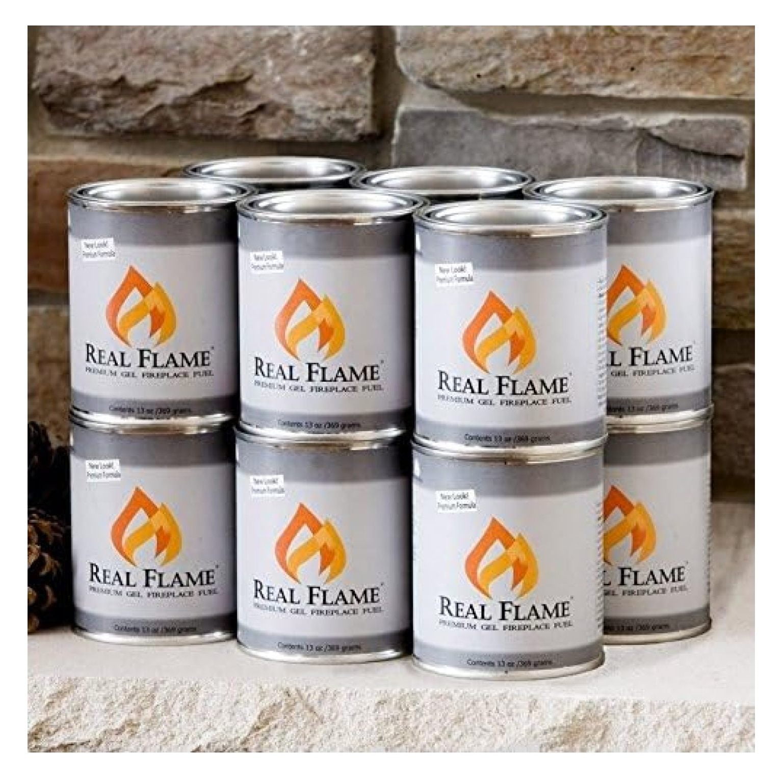 CRIXLHIX Traditional 12 Pack of 13 oz Isopropyl Alcohol Gel Fuel Cans