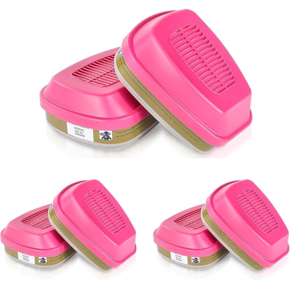 CRJKIJ Respirator Cartridge Filter 60926,Filter Replacement for Half/Full Facepieces 6000,7000 and FF-400 mask,Effectively Filter Organic Vapor,Acid Gas,Formaldehyde,Non-Oil and Oil particulates.