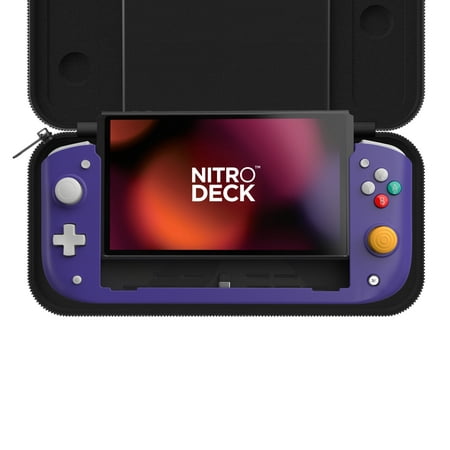 CRKD Nitro Deck Limited Edition for Nintendo Switch & Switch OLED, Retro Purpl