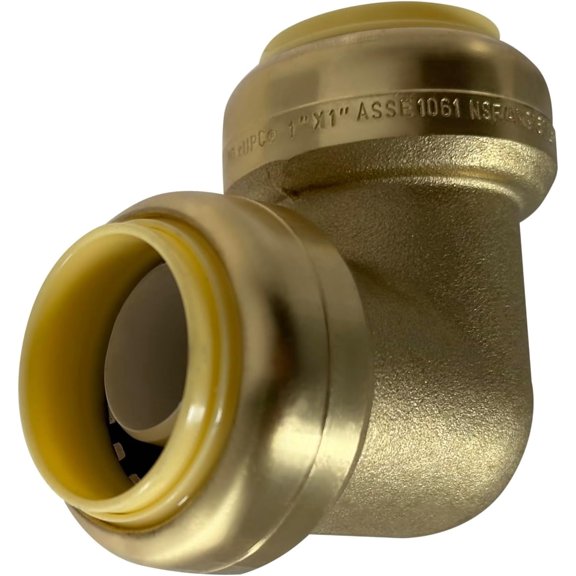 CRKMGS-1 Piece XFITTING 1" Push Fit Elbow, Push to Connect, Certified to NSF ANSI61, for Copper, Pex, CPVC
