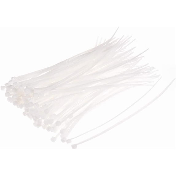 CRKMGS-200pcs Cable Zip Ties 6 Inch x 0.08 Inch Self-Locking Nylon Tie ...