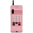 thumbnail image 1 of CRKMGS-3D Silicone Case Compatible with iPhone XR, Retro Classic Creative Soft Rubber Bumper Cover Cool Fun Thick Protective Stand Case (Retro Cellphone Pink, iPhone XR), 1 of 4